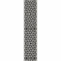 Tischläufer »Tischläufer Muna«, BxL: 40 x 180 cm, schwarz/weiß