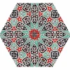 Tischset »Ikem«, sechseckig, Kunstleder, tuerkis/blau/rot/weiß