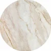 Tischset »Mi«, rund, Kunstleder, beige