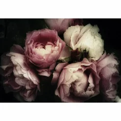 Tischset »Rosa«, rechteckig, Kunstleder, rosa/schwarz