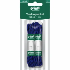 Trekkingsenkel, blau, Polyester