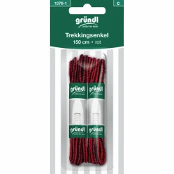Trekkingsenkel, rot, Polyester