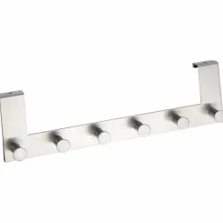 Türgarderobe, rostfreier Edelstahl, silberfarben matt