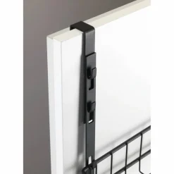 Türregal, BxHxL: 39 x 75 x 10 cm, schwarz
