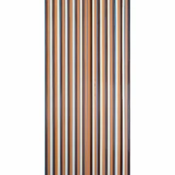 Türvorhang, braun/beige, Polyethylen (PE)