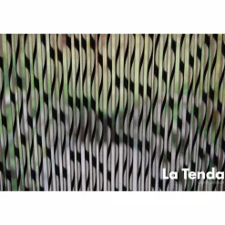 Türvorhang, BxH: 100 cm x 230 cm, schwarz, Polyvinylchlorid/Aluminium