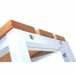 Umkleidebank, BxHxT: 30 x 42 x 150 cm, Stahl/Holz