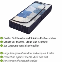 Unterbettkommode »Comfort«, BxHxL: 105 x 15 x 45 cm, Polyethylen-Vinylacetat (PEVA), blau