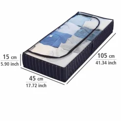 Unterbettkommode »Comfort«, BxHxL: 105 x 15 x 45 cm, Polyethylen-Vinylacetat (PEVA), blau