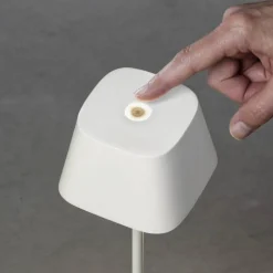 USB-Tischleuchte »Capri«, weiß, Höhe: 36 cm, dimmbar, inkl. Batterie