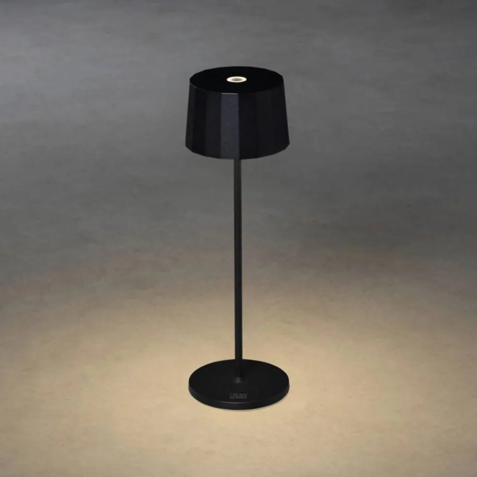 USB-Tischleuchte »Positano«, schwarz, Höhe: 35 cm, dimmbar, inkl. Batterie