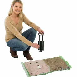 Vakuum Beutel Reise-Set 6er Set, platzsparende Vakuum Kleideraufbewahrung mit Pumpe, Vakuum