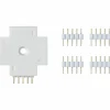 Verbindungselement, X-Connector, Kunststoff, weiß