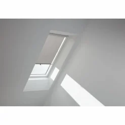 Verdunkelungsrollo grau/aluminiumfarben, Polyester