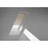 Verdunkelungsrollo sandbeige/aluminiumfarben, Polyester