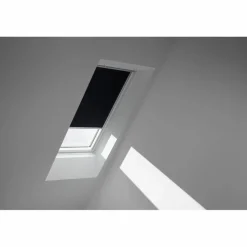 Verdunkelungsrollo schwarz/weiß, Polyester