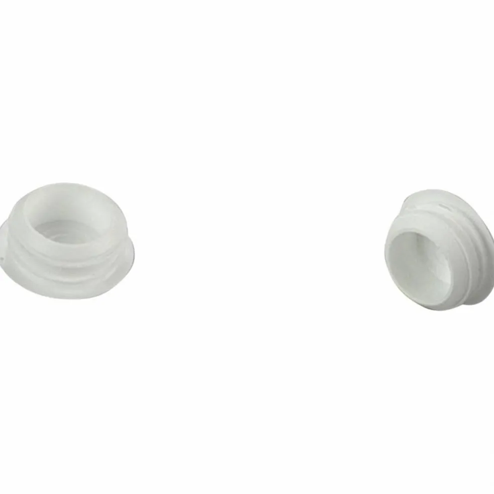 Verschlussstopfen, Kappe, 8 mm, 6 Stück, Weiß