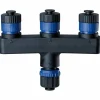 Verteiler »Plug & Shine«, Kunststoff, schwarz