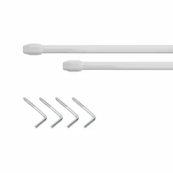 Vitragestange, Länge: 1,3 cm, 1-läufig, Metall
