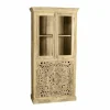 Vitrine »LAKADEE«, Mangoholz, 4-türig