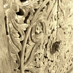 Vitrine »LAKADEE«, Mangoholz, 4-türig