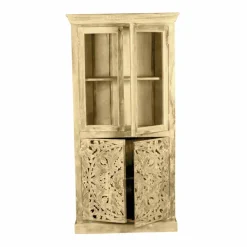 Vitrine »LAKADEE«, Mangoholz, 4-türig