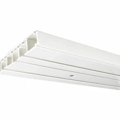 Vorhangschiene, Länge: 1800 mm, 3-läufig, Kunststoff