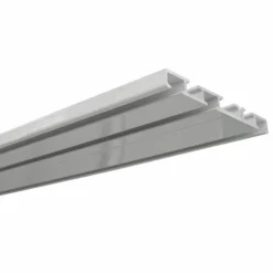 Vorhangschiene, weiß, Aluminium