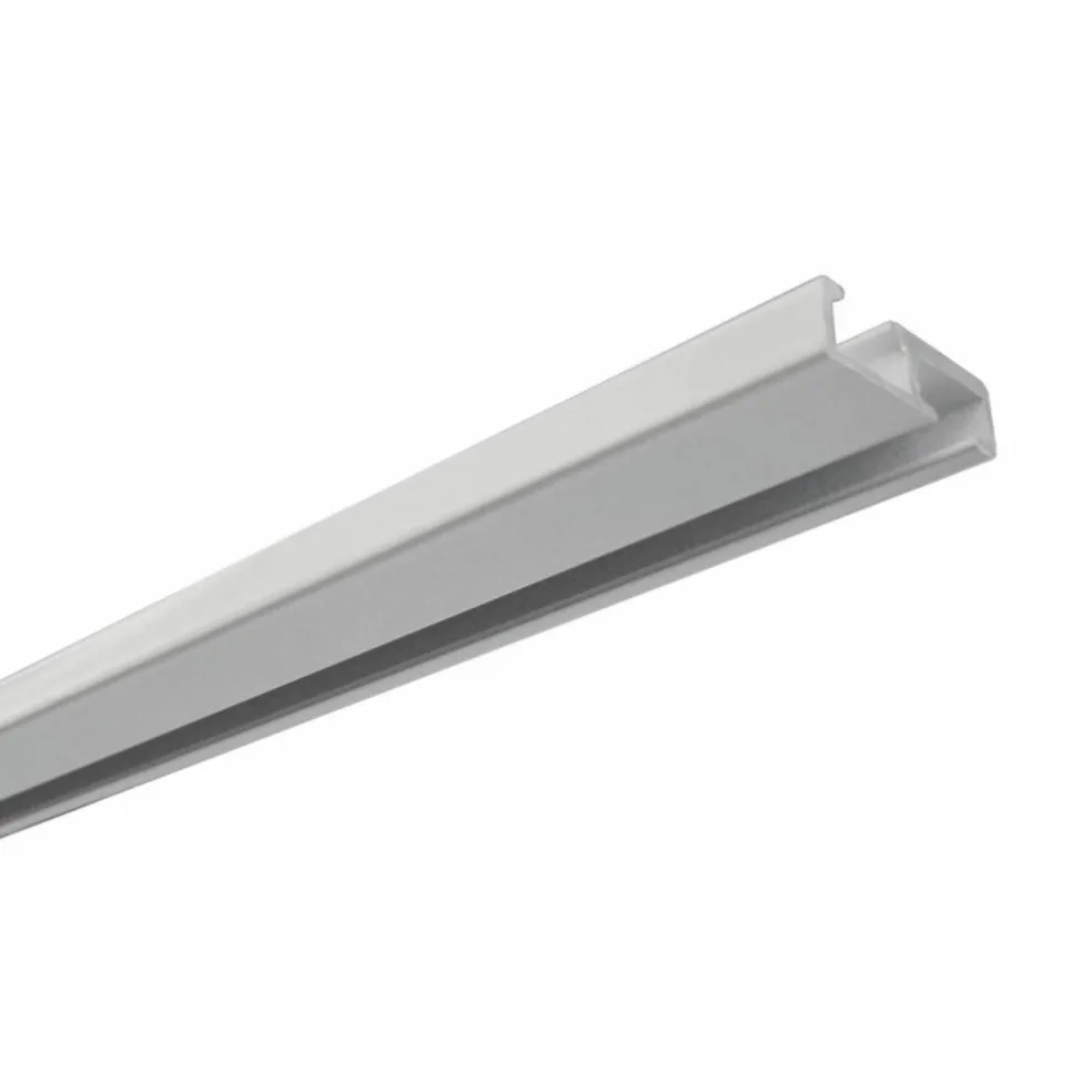 Vorhangschiene, weiß, Aluminium