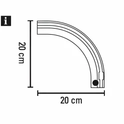 Vorhangschiene, weiß, Aluminium