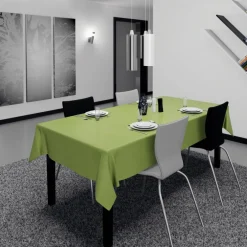 Wachstuchtischdecke, BxL: 110 x 140 cm, Uni, grün