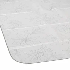 Wachstuchtischdecke »Manhattan«, BxL: 130 x 160 cm, Blumen, grau