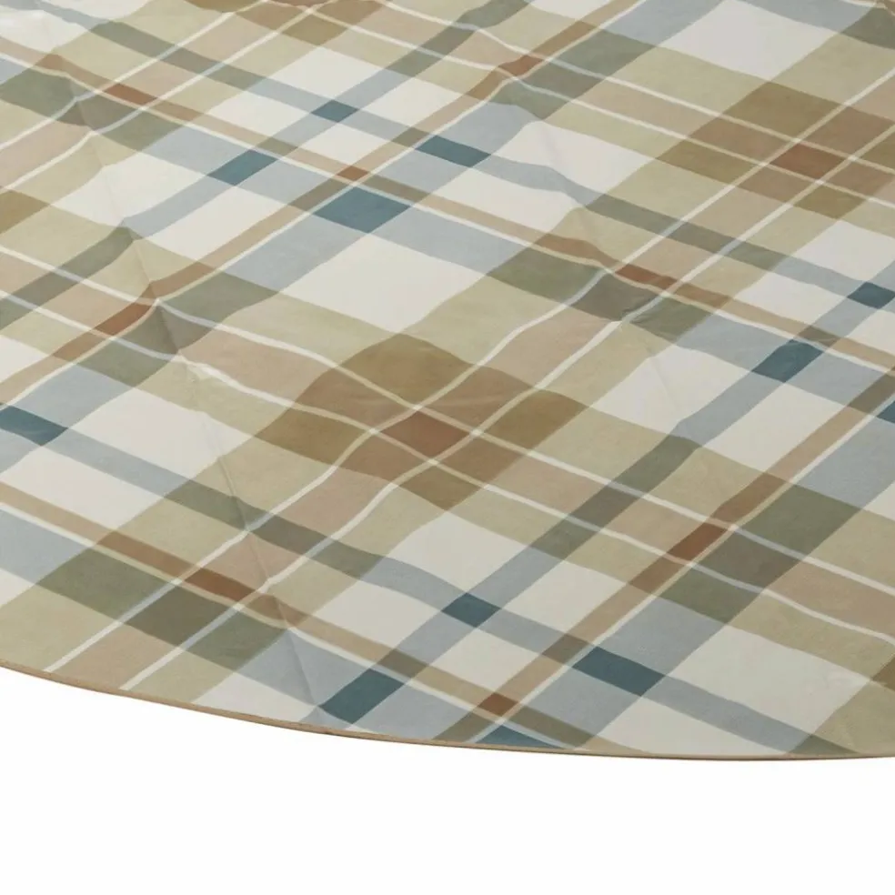 Wachstuchtischdecke »Manhattan«, BxL: 150 x 150 cm, Kariert, kariert, blau