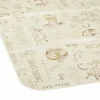 Wachstuchtischdecke »Manhattan«, BxL: 110 x 140 cm, Schriftzug/Essen und Trinken, beige