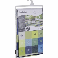 Wachstuchtischdecke »Manhattan«, BxL: 150 x 250 cm, Kariert, vierecke/ornamente, bunt