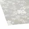 Wachstuchtischdecke »Noblessa©«, BxL: 110 x 140 cm, Blumen, grau