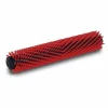 Walzenbürste mittel, rot, 300 mm, geeignet für Hartbodenflächen (Fliesen, Marmor, PVC, Granit etc.)