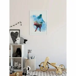 Wandbild, BxH: 40 x 50 cm, bunt
