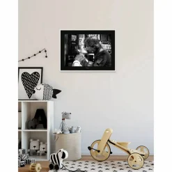Wandbild, BxH: 40 x 30 cm, schwarz-weiß