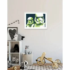 Wandbild, BxH: 70 x 50 cm, weiß|schwarz
