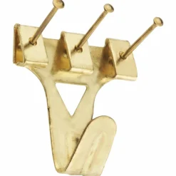 Wandhaken, Gold, 1-fach, Gold, Messing, Messing