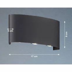 Wandleuchte »Berlin«, Metall, 0,5 W