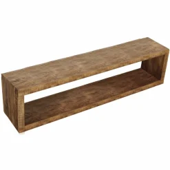 Wandregal, BxT: 80 x 15 cm, natur