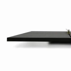 Wanduhr, HxT: 30 x 5 cm, schwarz, ohne ink. Batterie