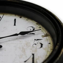 Wanduhr, HxT: 30,2 x 4,8 cm, schwarz/weiß, ohne ink. Batterie