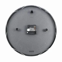 Wanduhr, HxT: 30 x 4 cm, silber, ohne ink. Batterie
