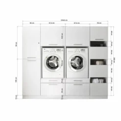 Waschmaschinenschrank Clara