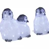 Weihnachtsfigur, Pinguin, Höhe: 23 cm, netz, weiß