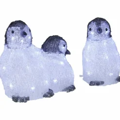 Weihnachtsfigur, Pinguin, Höhe: 23 cm, netz, weiß