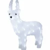 Weihnachtsfigur, Rentier, Höhe: 38 cm, netz, weiß